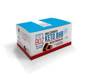 Dr. Boz Max Strength Keto BHB Powder [Dutch Chocolate - 20 Sachets]